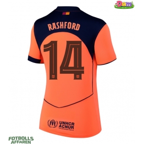 Barcelona Marcus Rashford #14 Tredje Tröja Kvinnor 2025-26 Kortärmad